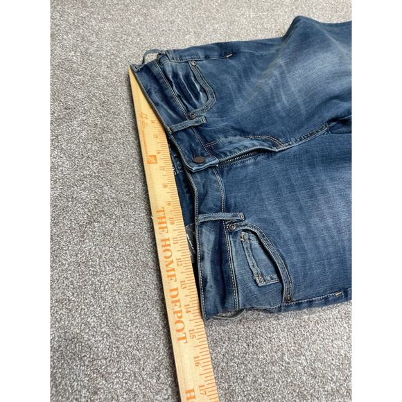 y2k grunge streetwear rodeo western New York & Company soho curvy bootcut jean 4 - Picture 9 of 12